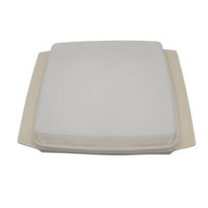 Tupperware Vintage Deviled egg / veggie tray Keeper Almond